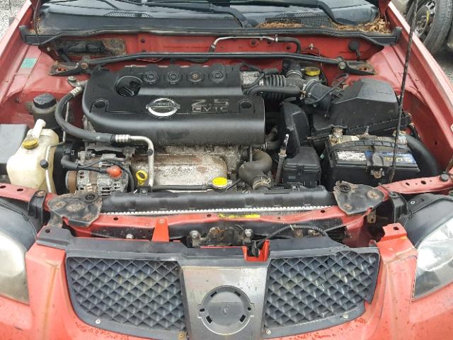 3N1AB51D84L730246 - 2004 NISSAN SENTRA SE- RED photo 7