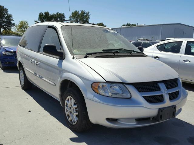 1B4GP45G71B100638 - 2001 DODGE CARAVAN SP SILVER photo 1