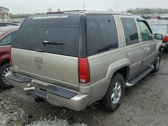 1GYEK13R9XR419514 - 1999 CADILLAC ESCALADE BEIGE photo 4