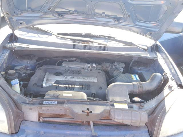 KM8JM12B26U414097 - 2006 HYUNDAI TUCSON GL BLUE photo 7