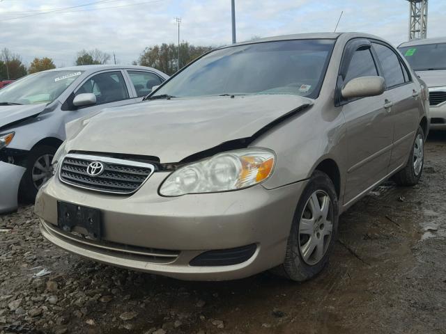 2T1BR32E07C736803 - 2007 TOYOTA COROLLA CE TAN photo 2