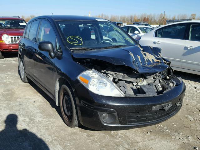 3N1BC1CP9CK246737 - 2012 NISSAN VERSA S BLACK photo 1