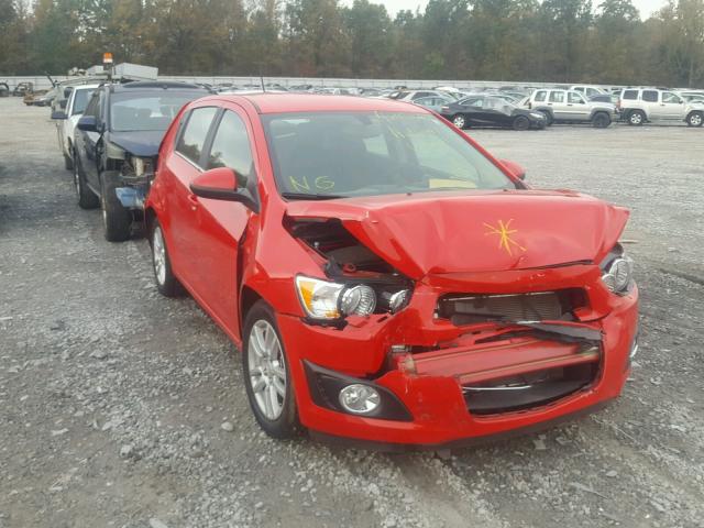 1G1JC6SH0G4152907 - 2016 CHEVROLET SONIC LT RED photo 1