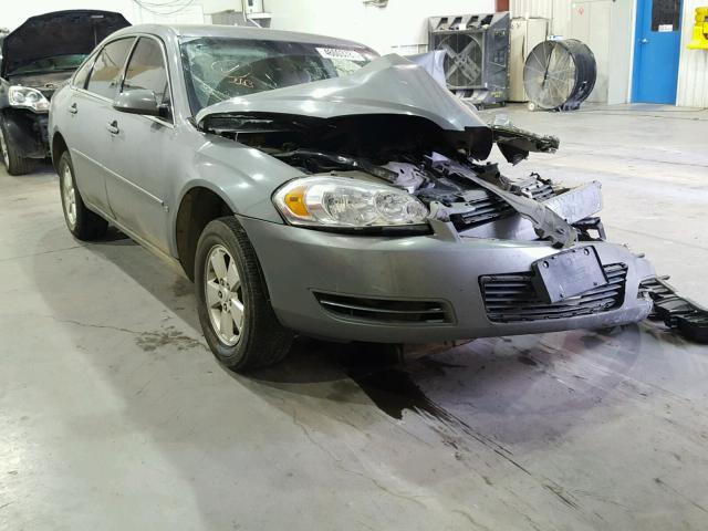 2G1WT58N679261768 - 2007 CHEVROLET IMPALA LT GRAY photo 1