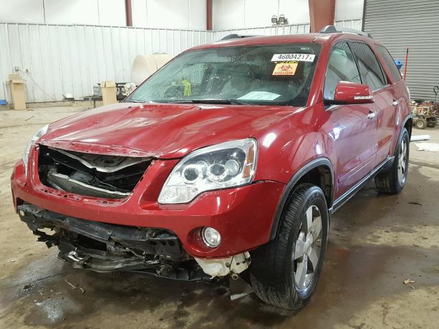 1GKKVRED8CJ330031 - 2012 GMC ACADIA SLT RED photo 2