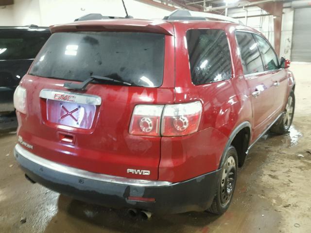 1GKKVRED8CJ330031 - 2012 GMC ACADIA SLT RED photo 4