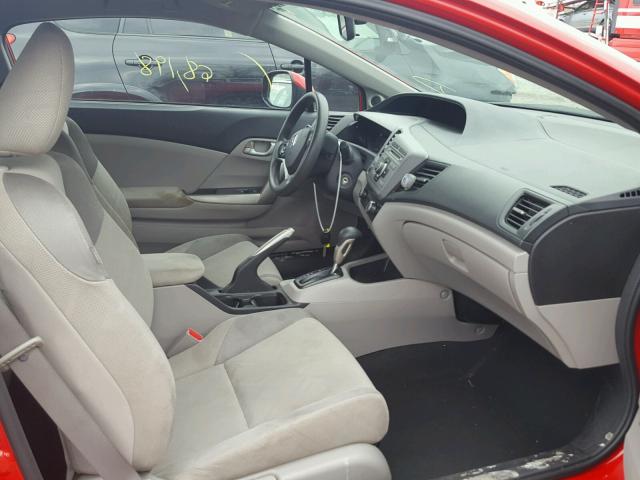 2HGFG3B54CH563411 - 2012 HONDA CIVIC LX RED photo 5