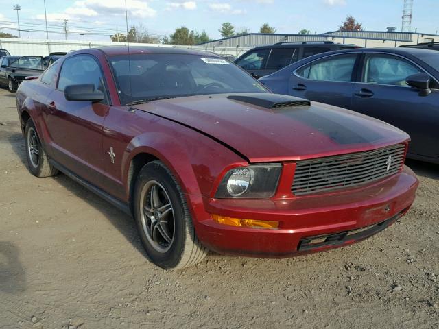 1ZVFT80NX75351472 - 2007 FORD MUSTANG RED photo 1