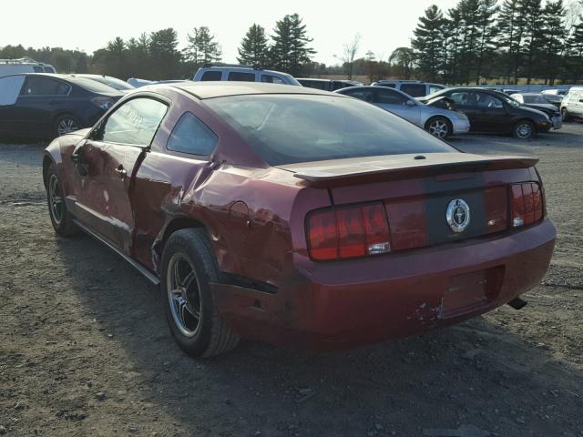 1ZVFT80NX75351472 - 2007 FORD MUSTANG RED photo 3