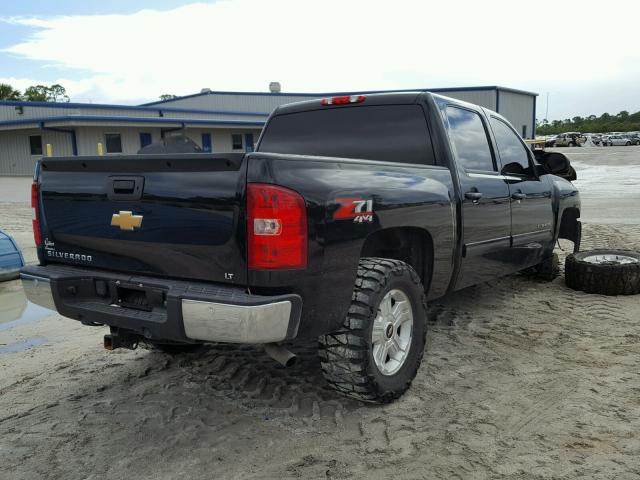 3GCPKSE70CG215954 - 2012 CHEVROLET SILVERADO BLACK photo 4