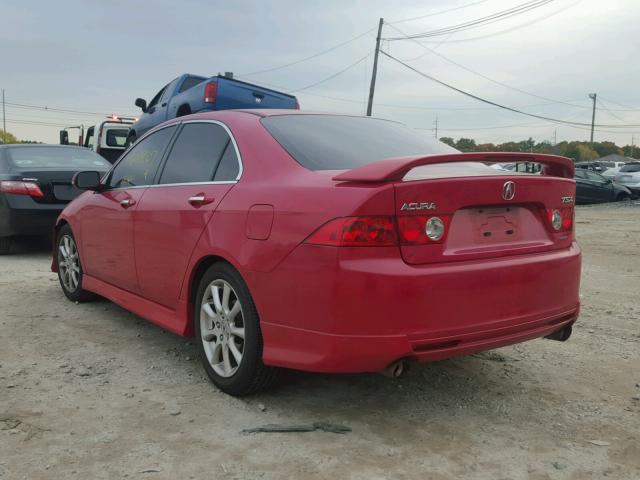 JH4CL96964C046014 - 2004 ACURA TSX RED photo 3