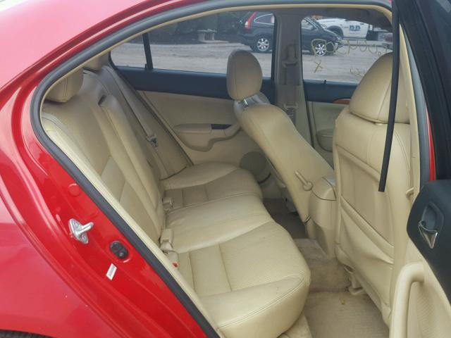 JH4CL96964C046014 - 2004 ACURA TSX RED photo 6