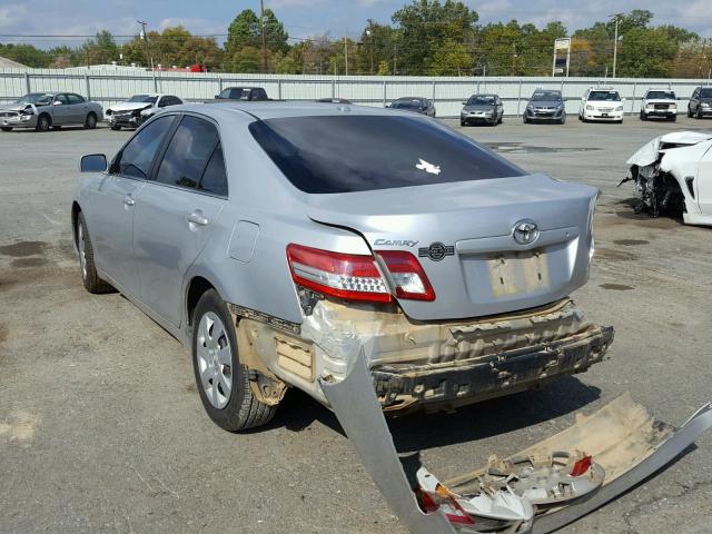 4T4BF3EKXAR030041 - 2010 TOYOTA CAMRY BASE SILVER photo 3