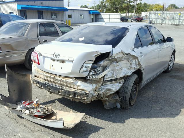 4T4BF3EKXAR030041 - 2010 TOYOTA CAMRY BASE SILVER photo 4