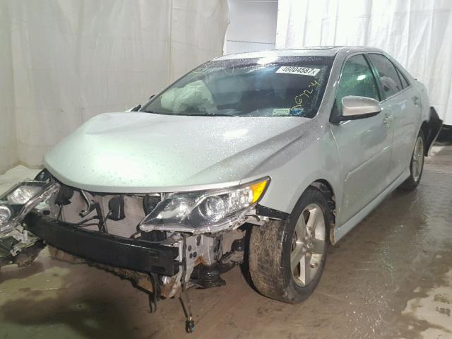 4T1BF1FK8DU277866 - 2013 TOYOTA CAMRY L GRAY photo 2