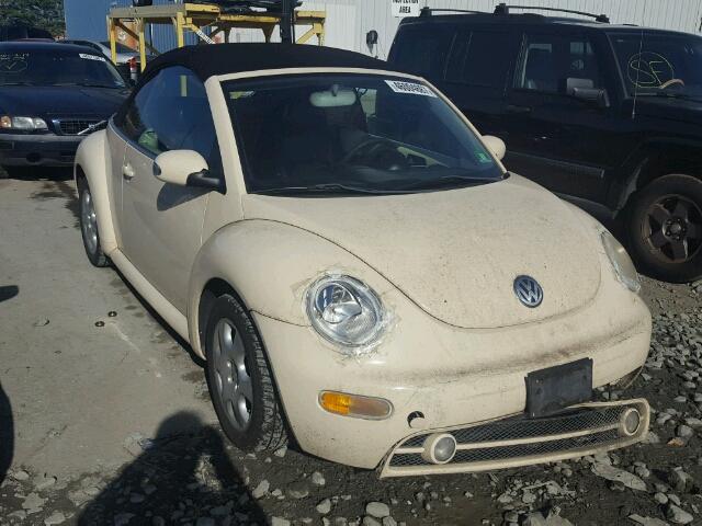 3VWCK21Y33M315297 - 2003 VOLKSWAGEN NEW BEETLE CREAM photo 1