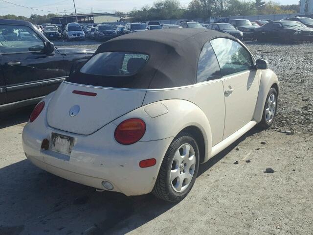 3VWCK21Y33M315297 - 2003 VOLKSWAGEN NEW BEETLE 奶油色 照片 4