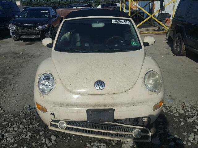 3VWCK21Y33M315297 - 2003 VOLKSWAGEN NEW BEETLE 奶油色 照片 9