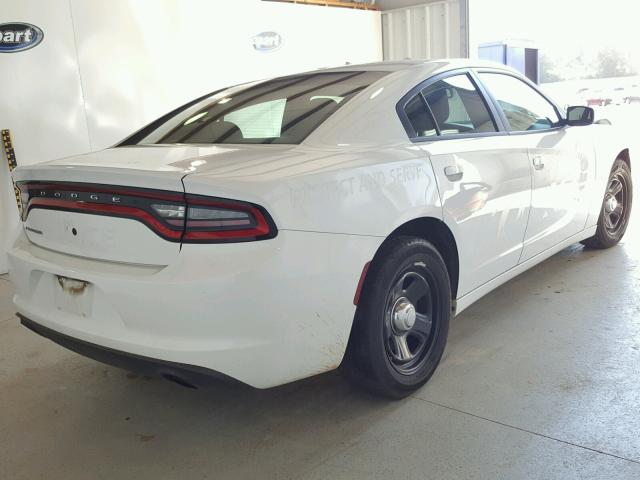 2C3CDXAT1HH518603 - 2017 DODGE CHARGER PO WHITE photo 4