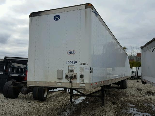 1GRAA06299T547926 - 2009 GREAT DANE TRAILER DRY 53FT WHITE photo 2