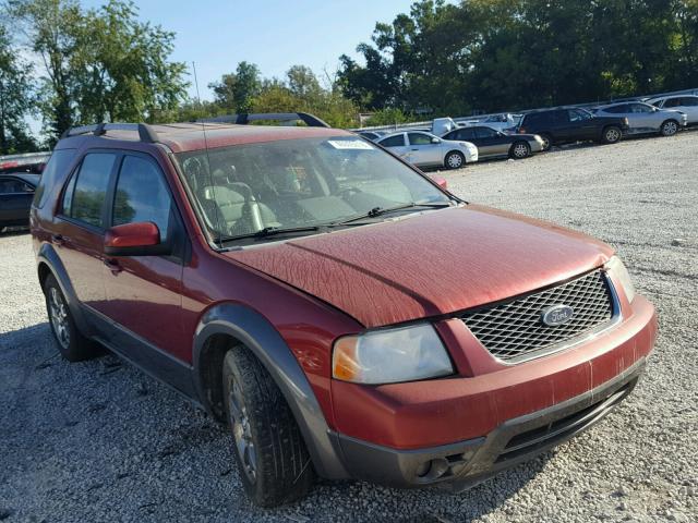 1FMZK02105GA12389 - 2005 FORD FREESTYLE RED photo 1