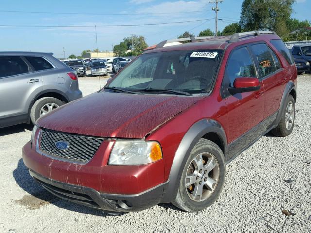1FMZK02105GA12389 - 2005 FORD FREESTYLE RED photo 2