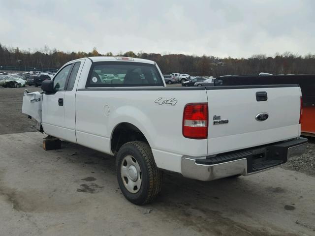 1FTRF14W17NA63261 - 2007 FORD F150 WHITE photo 3