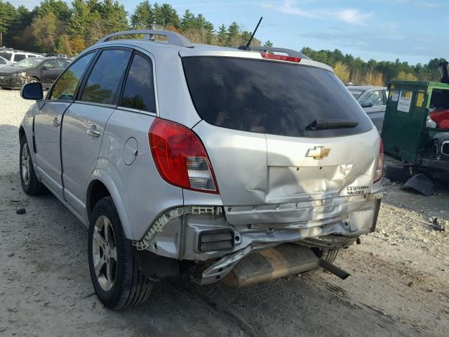 3GNFL3EK8DS516660 - 2013 CHEVROLET CAPTIVA LT SILVER photo 3