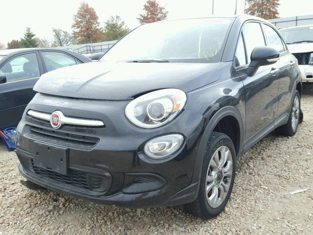 ZFBCFXBT0GP329185 - 2016 FIAT 500X EASY BLACK photo 2