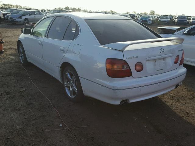 JT8BL69S020010181 - 2002 LEXUS GS WHITE photo 3