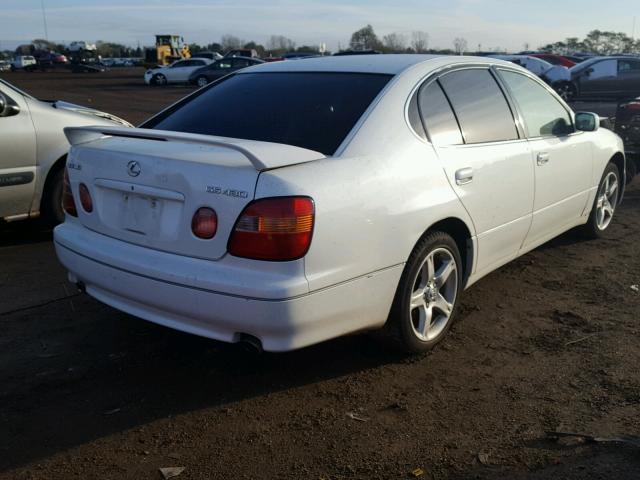 JT8BL69S020010181 - 2002 LEXUS GS WHITE photo 4