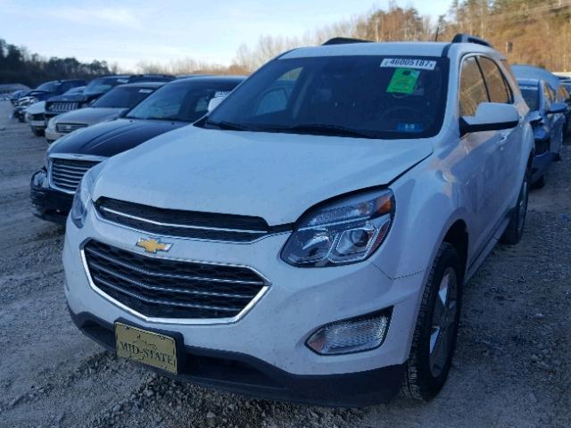 1GNFLFEK5GZ105838 - 2016 CHEVROLET EQUINOX LT WHITE photo 2