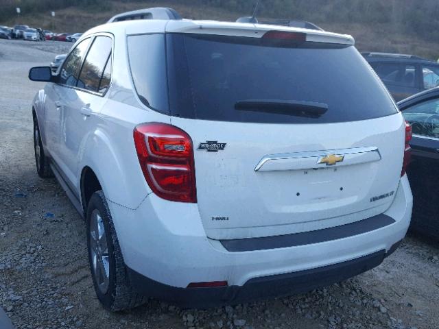 1GNFLFEK5GZ105838 - 2016 CHEVROLET EQUINOX LT WHITE photo 3