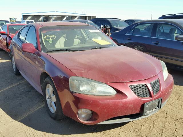 2G2WP552361110538 - 2006 PONTIAC GRAND PRIX RED photo 1