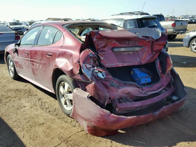 2G2WP552361110538 - 2006 PONTIAC GRAND PRIX RED photo 3