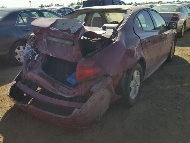 2G2WP552361110538 - 2006 PONTIAC GRAND PRIX RED photo 4