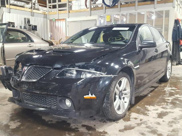 6G2ER57729L188096 - 2009 PONTIAC G8 BLACK photo 2