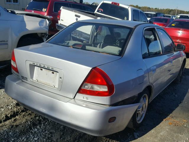 JA3AY36C9VU041127 - 1997 MITSUBISHI MIRAGE LS SILVER photo 4