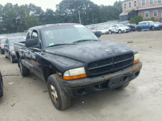 1B7GG22XXXS226108 - 1999 DODGE DAKOTA BLACK photo 1