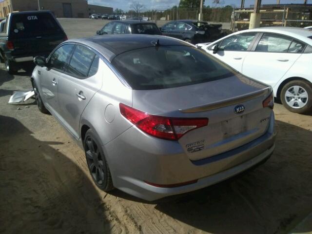 5XXGR4A69DG231367 - 2013 KIA OPTIMA SX SILVER photo 3