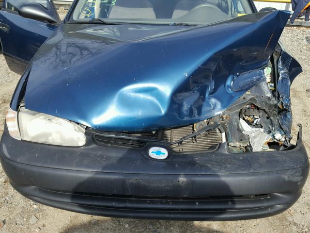 1Y1SK52871Z422200 - 2001 CHEVROLET GEO PRIZM BLUE photo 7