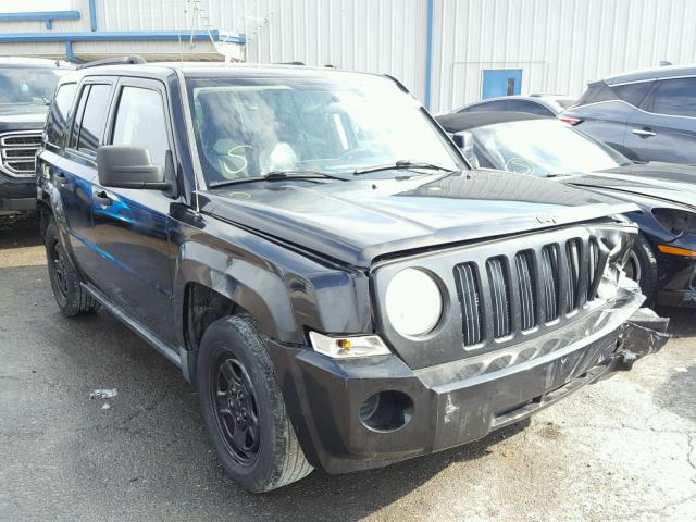 1J8FT28008D706688 - 2008 JEEP PATRIOT SP BLACK photo 1