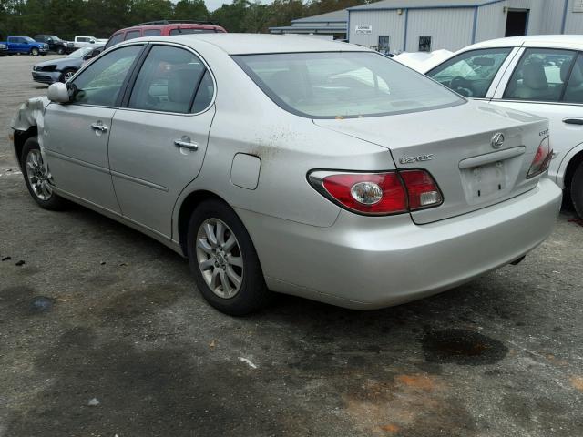 JTHBA30G645046671 - 2004 LEXUS ES 330 SILVER photo 3