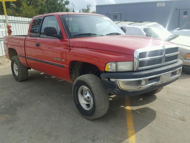 3B7HF13Z2XG113326 - 1999 DODGE RAM 1500 RED photo 1