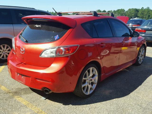 JM1BL1H47A1281268 - 2010 MAZDA SPEED 3 RED photo 4