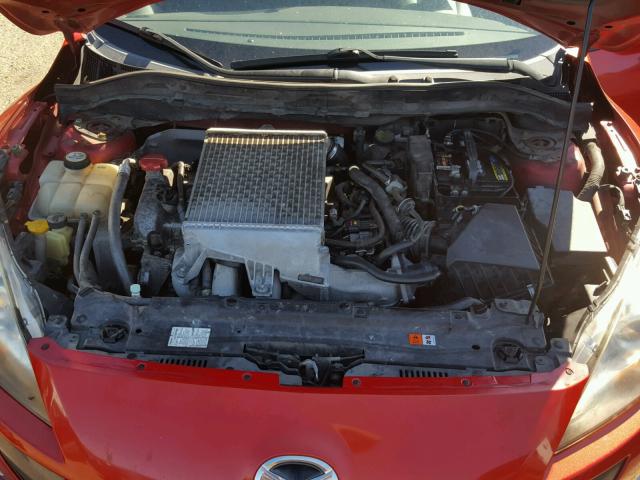 JM1BL1H47A1281268 - 2010 MAZDA SPEED 3 RED photo 7