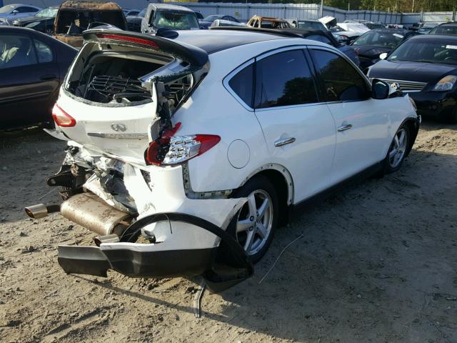 JN1AJ0HRXAM752841 - 2010 INFINITI EX35 BASE WHITE photo 4