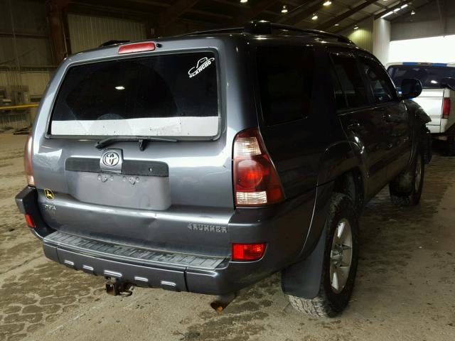 JTEBU14R150060562 - 2005 TOYOTA 4RUNNER SR GRAY photo 4