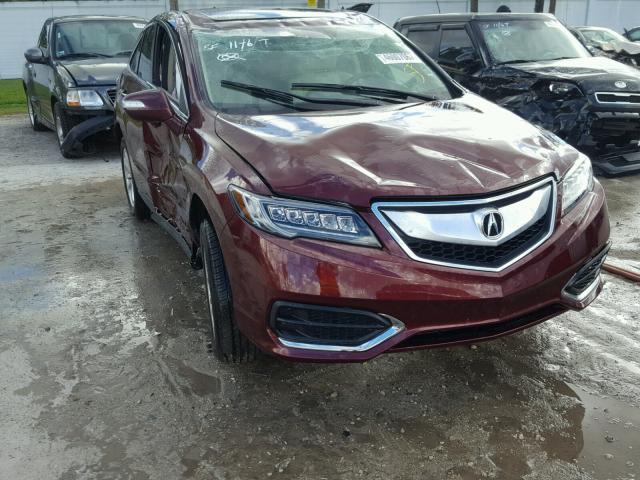 5J8TB3H39GL019115 - 2016 ACURA RDX BASE BURGUNDY photo 1