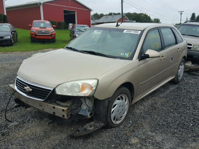 1G1ZT63896F121742 - 2006 CHEVROLET MALIBU MAX TAN photo 2